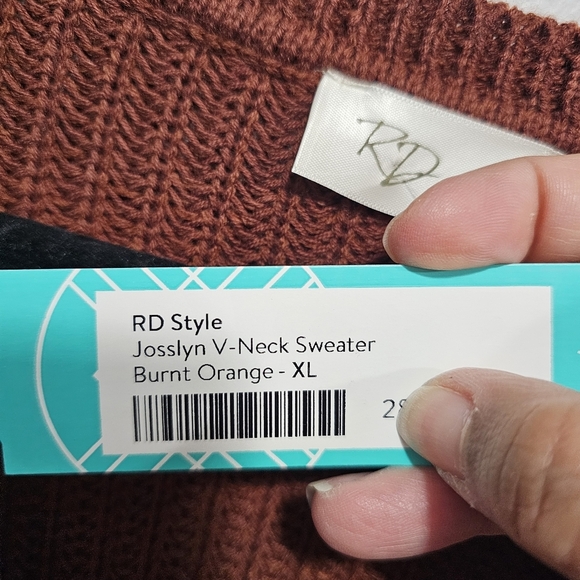 Stitch‎ Fix RD Style Women’s Sweater Size XL Long Sleeve V Neck Tunic NWT - Picture 4 of 8